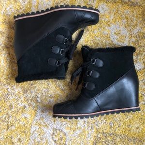 Hidden heeled snow Ugg boots